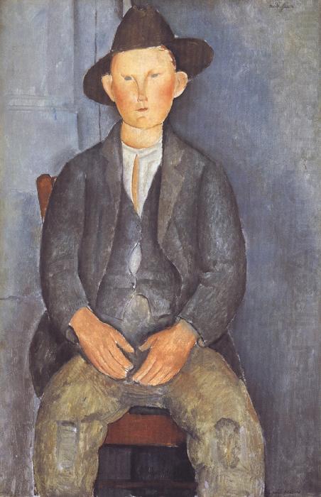 The Little Peasant (mk39), Amedeo Modigliani